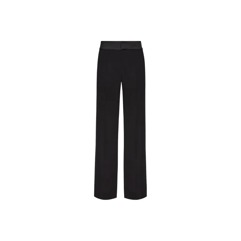 Valentino High Waist Straight Leg Trousers-0