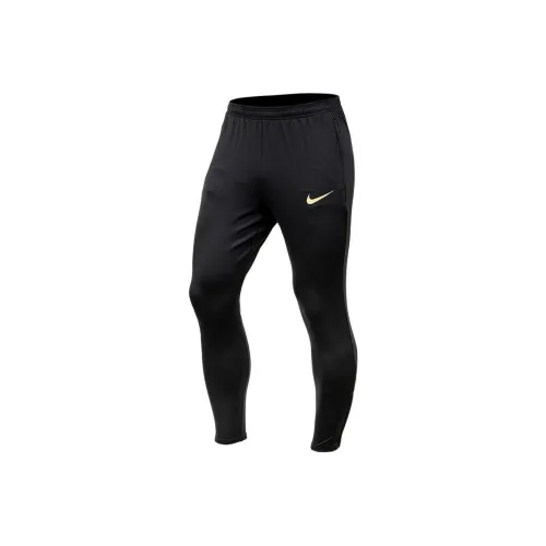 Nike Dri FIT Football Pants Knitted Sports Pants Men's Black