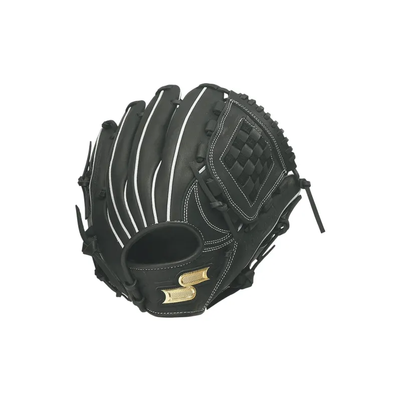 SSK Baseball Gloves Pitcher Glove Leather Unisex Black-0