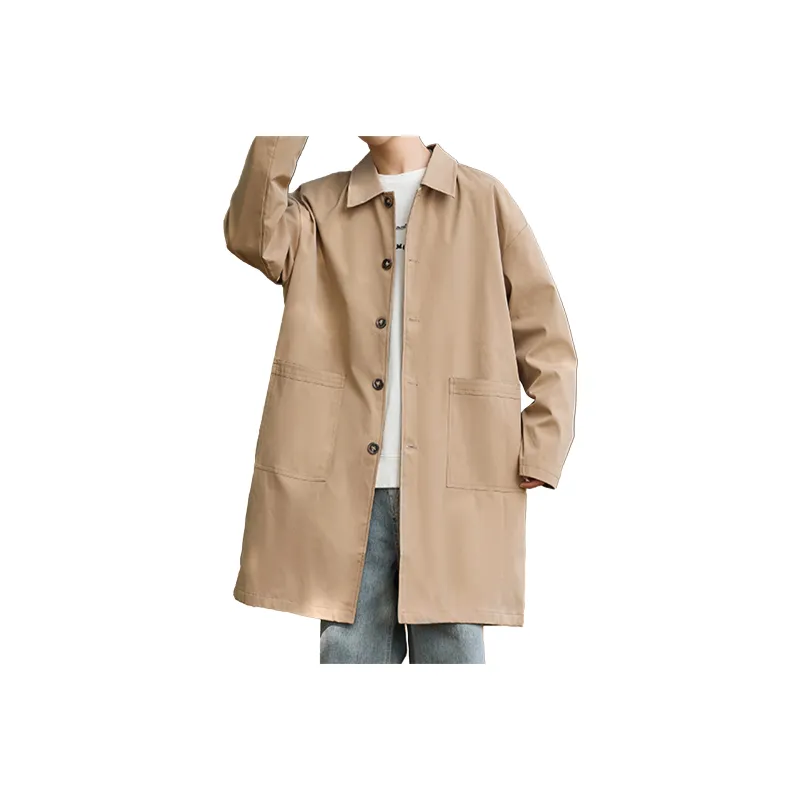 G.M BONNEY Trench Coats Unisex-3