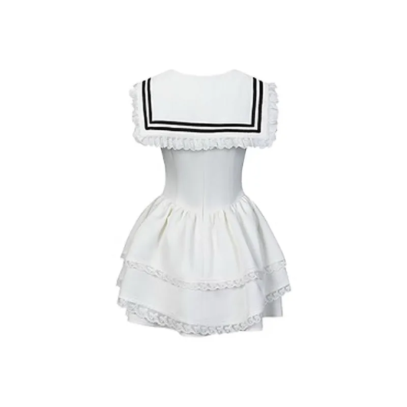 BEAUTIFUL CONFESSION Sleeveless Dress Women's White-1