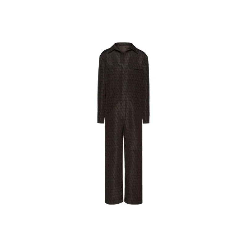 Valentino SS23 Body Suit Pants Men's Dark Coffee-0