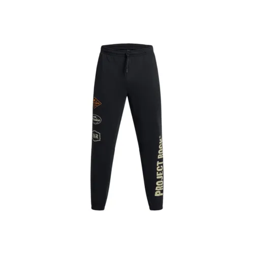 Under Armour ProjectRock Heavyweight Tools Of The Trade Knitted Sports Pants Men
s Black