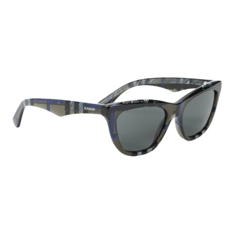 Burberry Acetate Cat Eye Sunglasses Men's Black-1