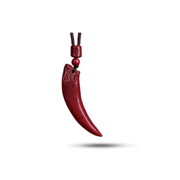 Dora Skewers Cinnabar Jade Pendants Unisex
