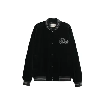 HARDY HARDY Baseball Jacket Unisex Black