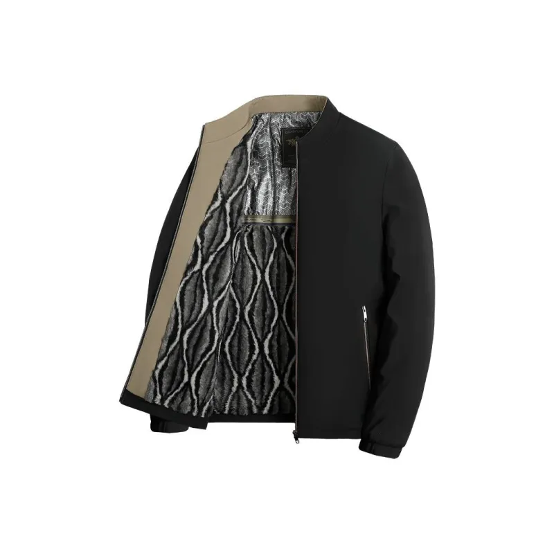 PIERRE CARDIN Jackets & Coats Men's Earthy Black-6