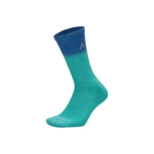 Jordan Mid Calf Socks Unisex 1 Pack Purple Comet/Washed Cyan/White