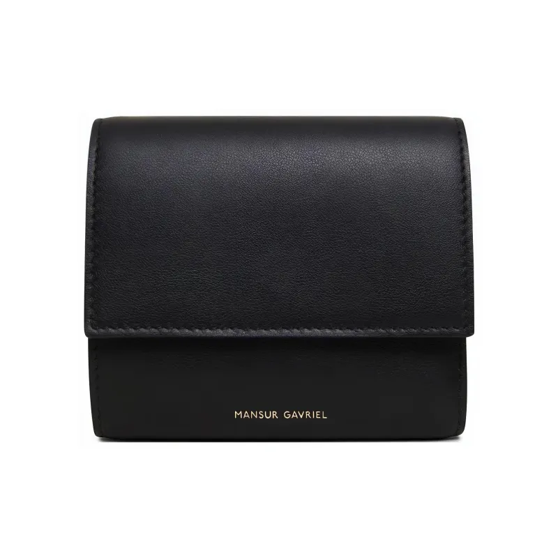 MANSUR GAVRIEL Leather Wallet Women's Black-0