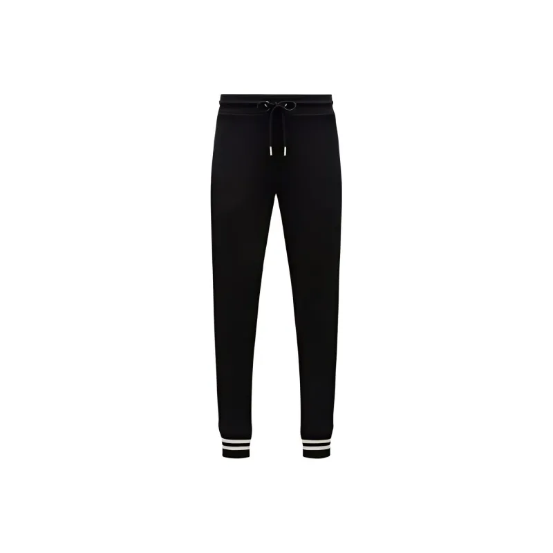 Moncler Casual Pants Men's Black-0