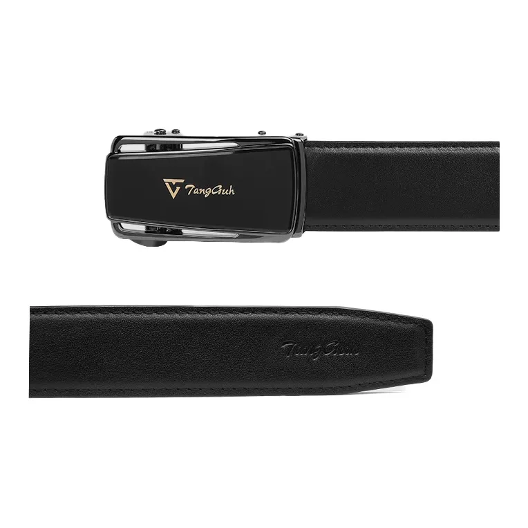 TangGuh Cow Leather Belts Men's 3.5cm-2