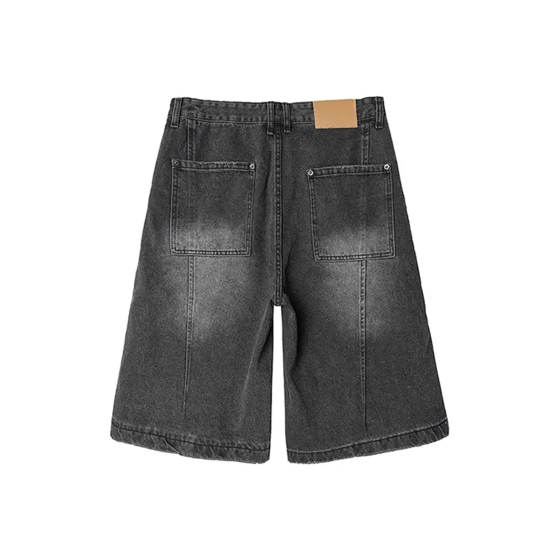 UF9193 Denim Shorts Unisex-1