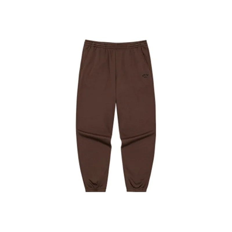 361° Basketball Collection Knitted Sports Pants Unisex Dark Brown Coffee-0
