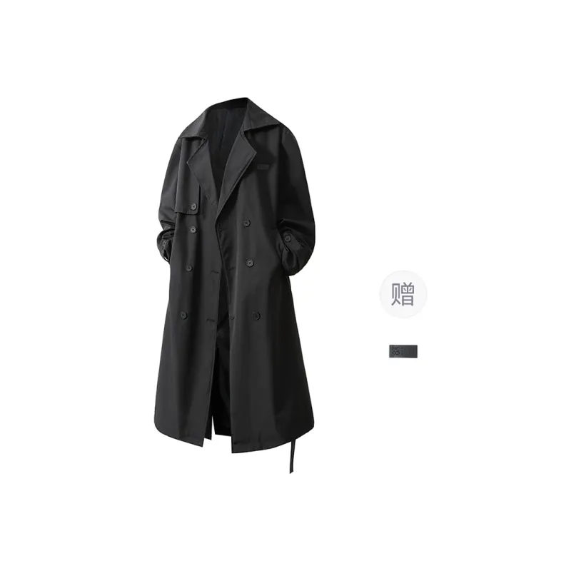 YOSICIL Trench Coats Unisex-1