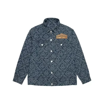 ED HARDY X Jackets Coats Unisex Dark Denim Blue Color