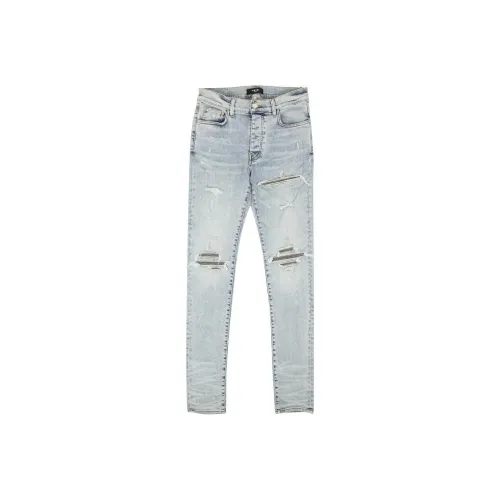 AMIRI Vintage MX1 Irridescent Skinny handbag jeans