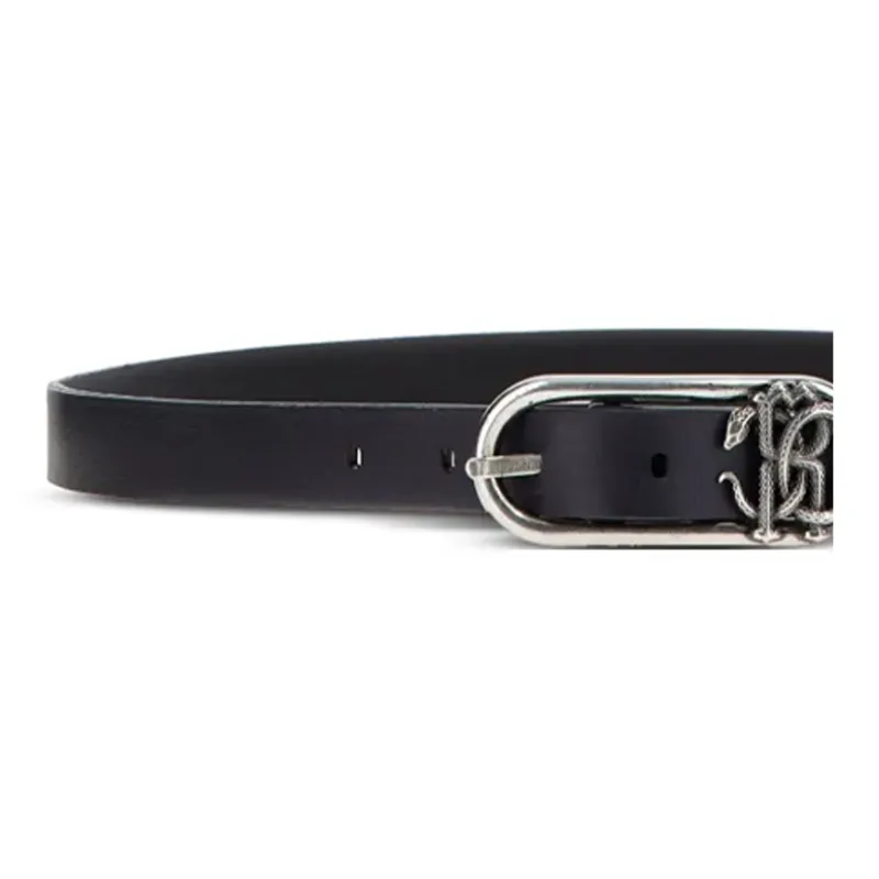 Roberto Cavalli Mirror Snake plaque Belt-2