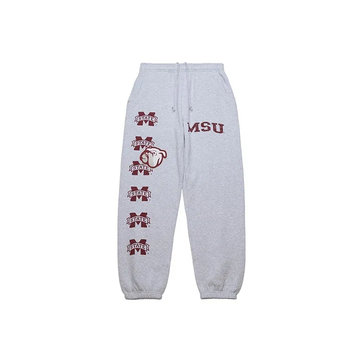 Travis Scott X Mitchell & Ness Mississippi State Bulldogs Classic Sweatpants-0