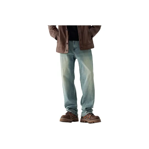 SONGS ALONG Jeans Men's Turkish Blue