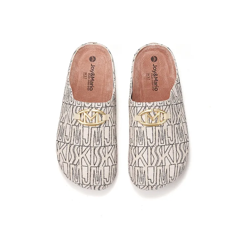 Joy&Mario Slip Resistant Closed Toe Slippers Unisex-3