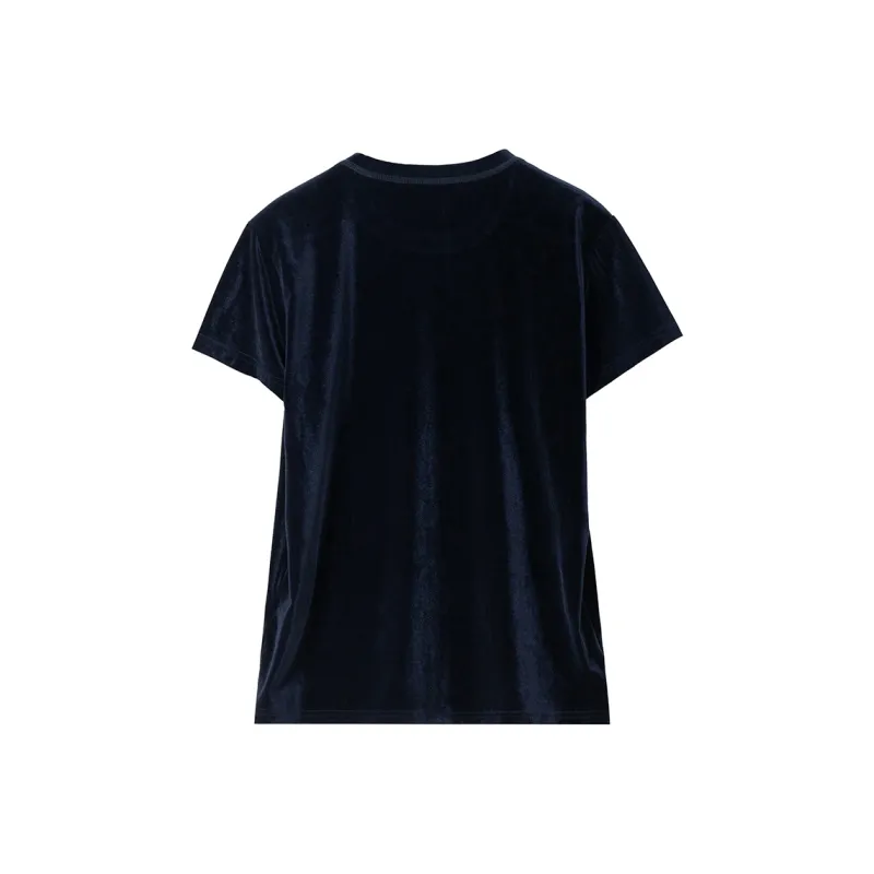 SOON FLOWER Summer Regular T Shirt Women's Black-8