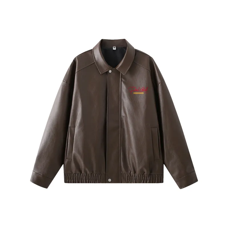 PAUL COSTELLOE Leather Jacket Unisex-5