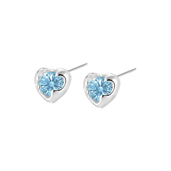 MACE MAVA Zircon With 925 Sterling Silver Pin Stud Earrings Unisex