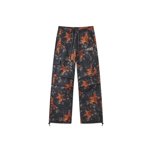Ecko Cargo Pants Unisex Camouflage Gray