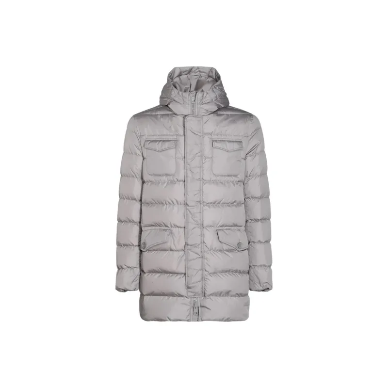 HERNO Hooded Quilted Down Coat-0