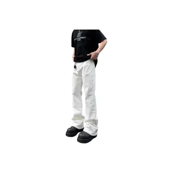 NOOING Jeans Unisex White