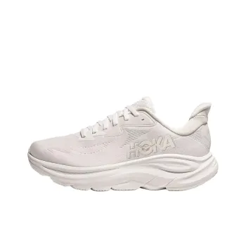 HOKA ONE ONE CLIFTON 10 Low Top Running Shoes Men's White