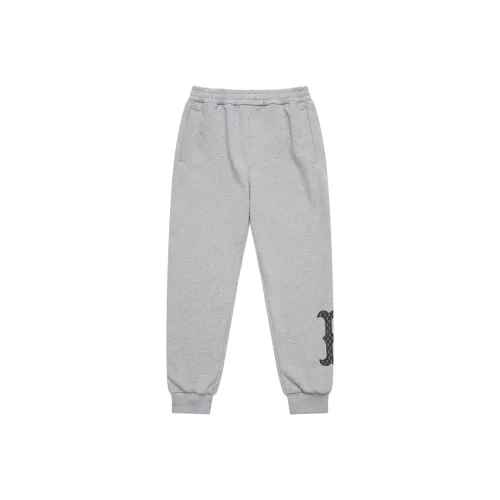 MLB MONOGRAM Collection Boston Red Sox 24FW Knitted Sports Pants Unisex Gray