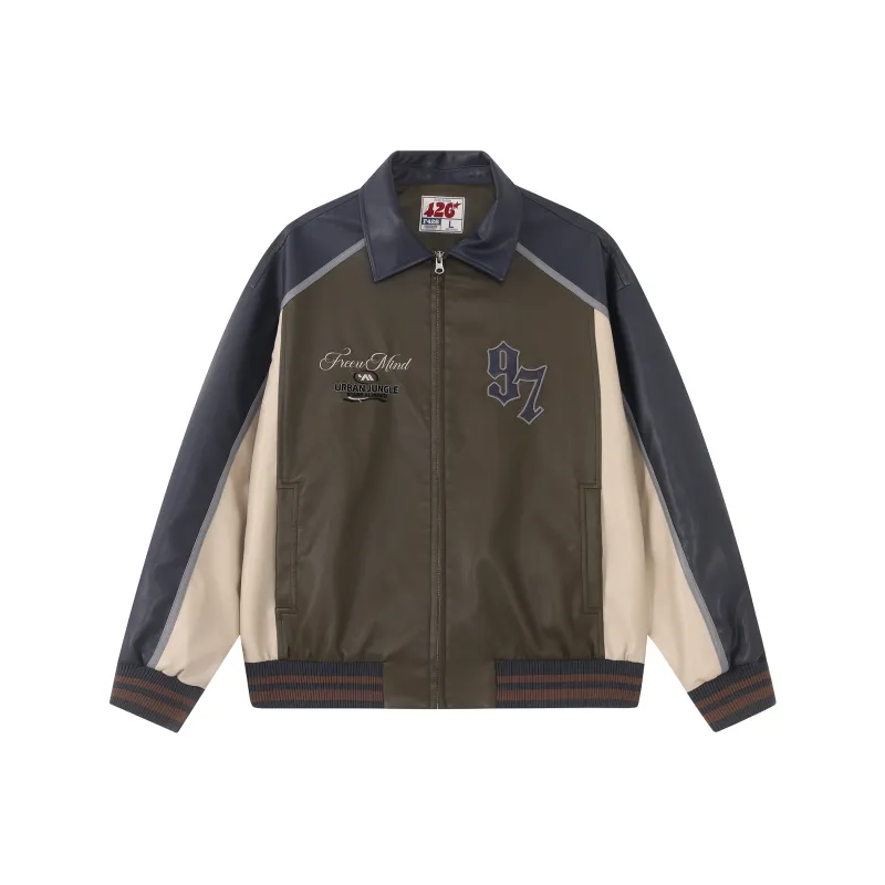 F426 Baseball Jacket Unisex Navy Blue-0