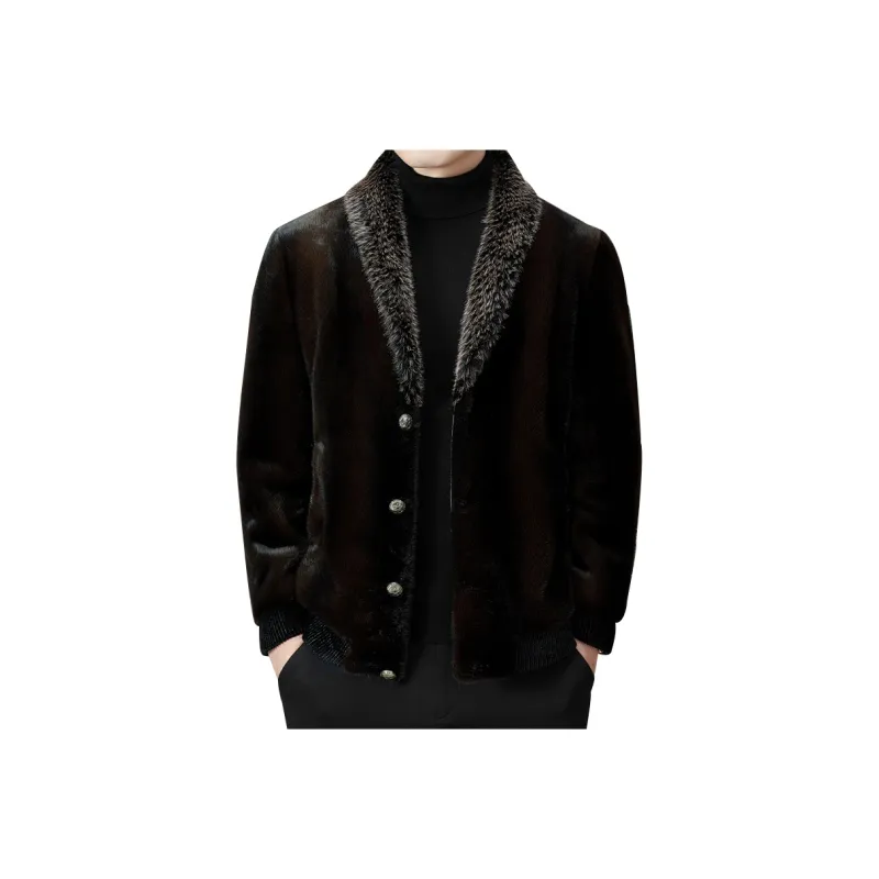 Devanro Furs Men Black-0