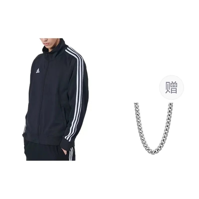 Adidas Clothing Jackets & Coats Unisex Black, Comes With Necklace-0