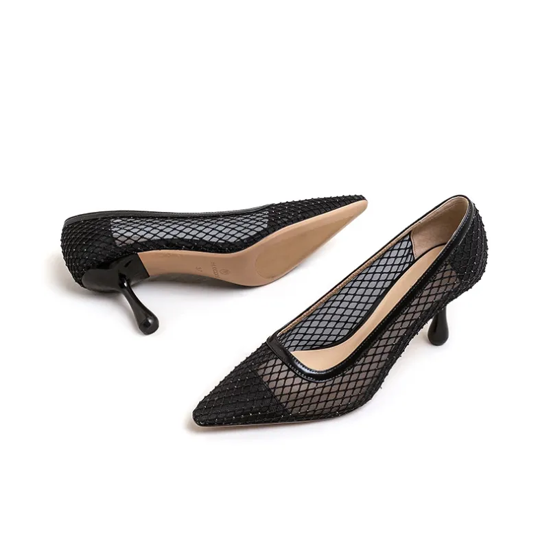 BLOCCO5 Slim Heel High Heels 7CM Women's-4