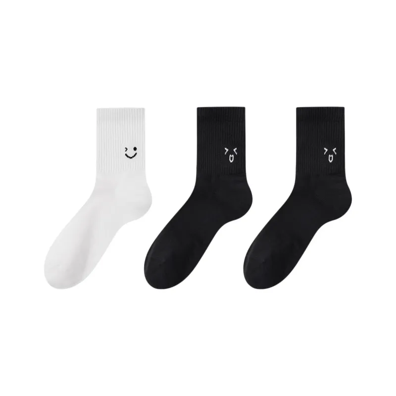 MADALLO Mid Calf Socks Women's 3 Pack-4