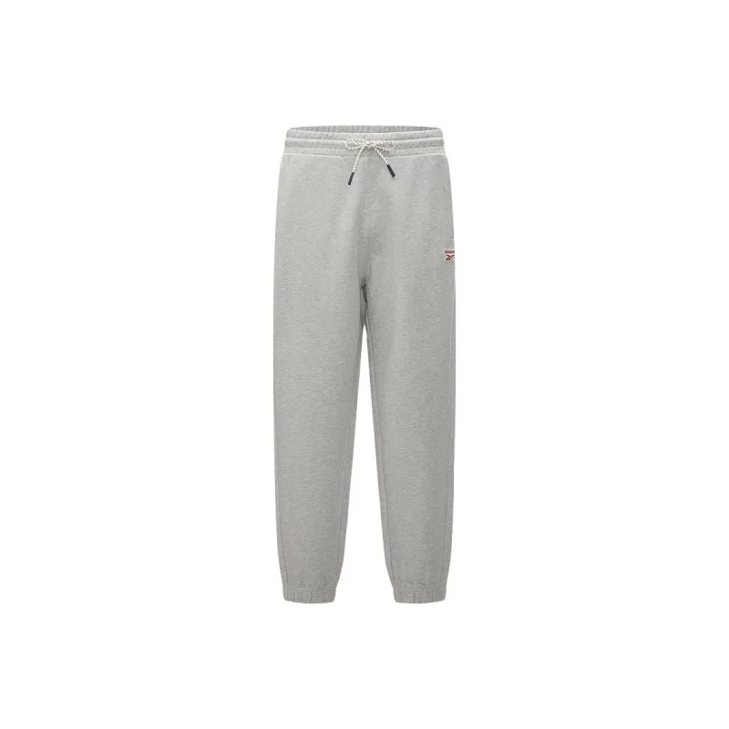 Reebok Knitted Sports Pants Unisex Light Heather Gray-0