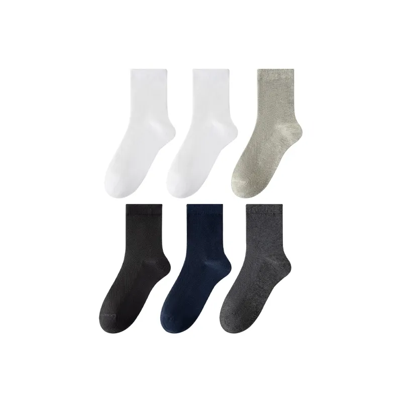 Urban Beauty Mid Calf Socks Men's 6 Pack-25