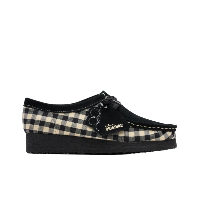 Clarks Originals WALLABEE Casual Single Shoes Women's Beige Black-1
