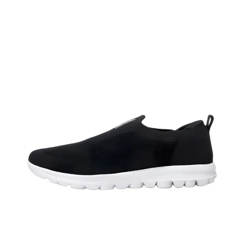 Erke Wear resistant And Lightweight Low Top Training Shoes Men's Black White