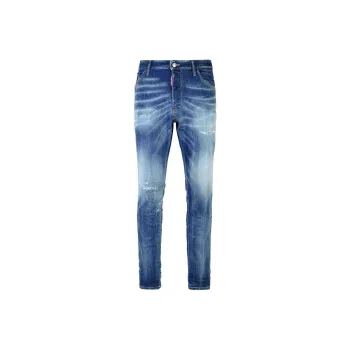 DSQUARED 2 Straight-Leg Distressed Jeans