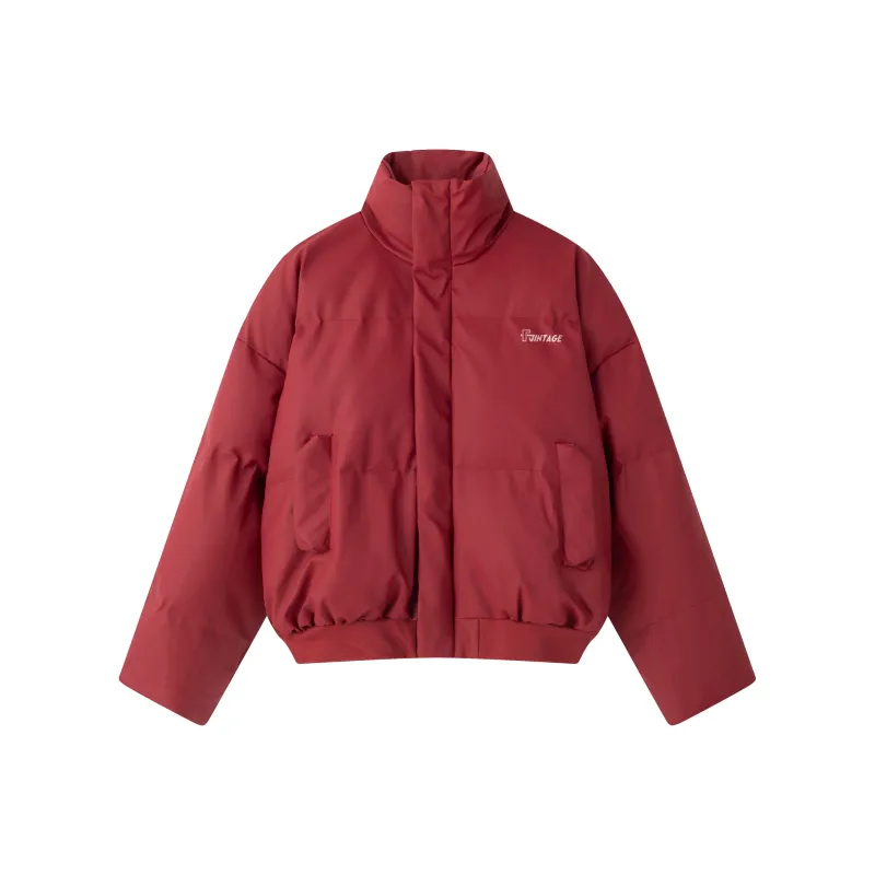 FAKE VINTAGE Puffer Jacket Unisex-5