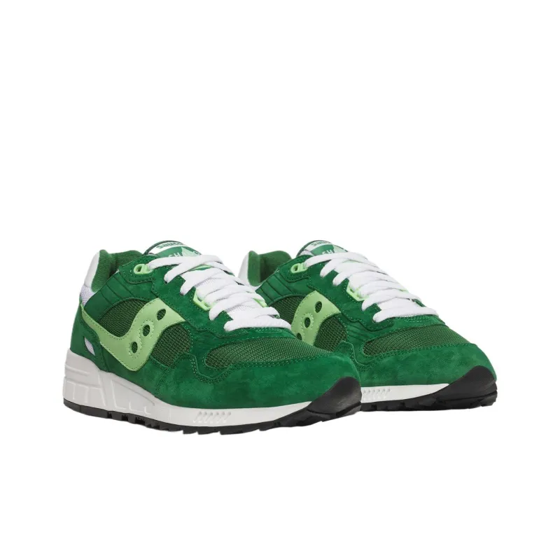 Saucony Shadow 5000 Low Top Casual Shoes Unisex Green White-2