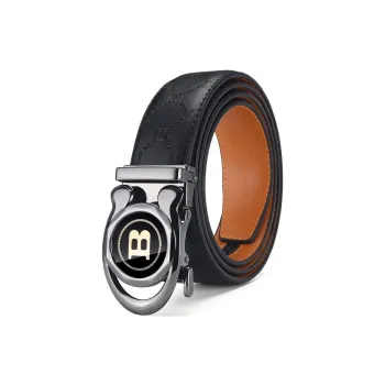 Yalu Preferred Cow Split Leather Belts Unisex Width 3.5CM