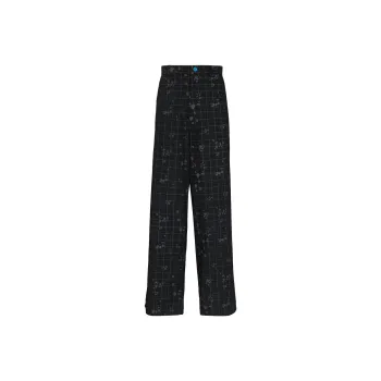 UNDERCOVER Check pattern Loose fit Trousers