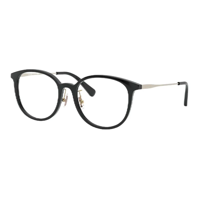 COACH Alloy Irregular Shape Eyeglass Frames Women's Black-0
