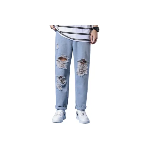 Tonlion Jeans Men Light Blue