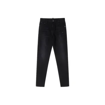 C'N'C New Order & Classics Series Washable Jeans Men's Black Gray