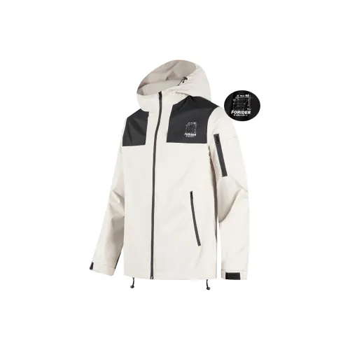 WESMART Windbreaker Jackets Unisex Black